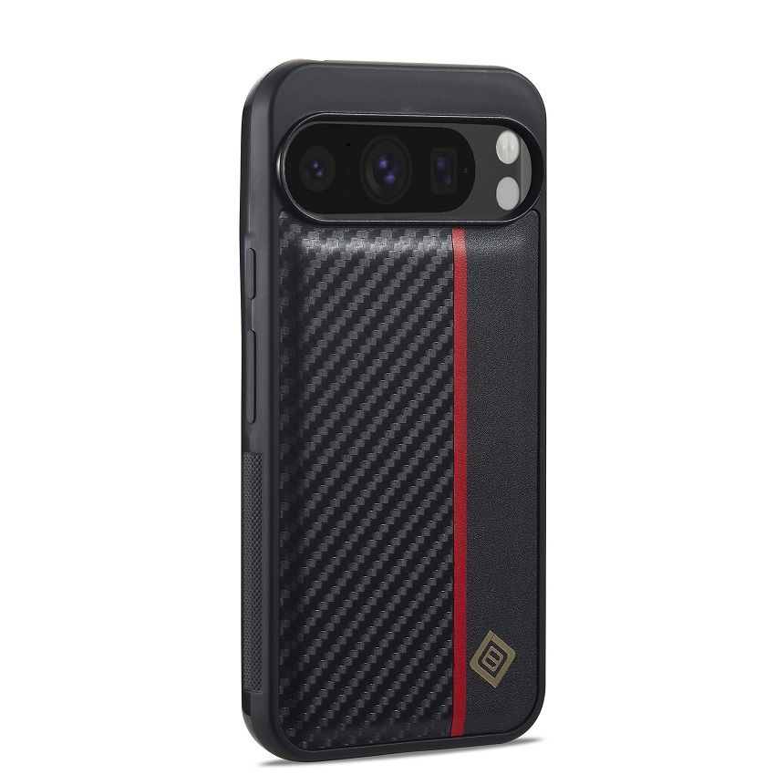 Carbon Fibre PU Leather Business Phone Case For Google Pixel 9 Pro XL 8 7 Pro 8a 7a Scratch-Resistant Non-Slip Protective Cover