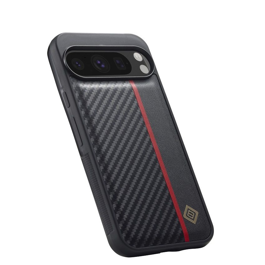 Carbon Fibre PU Leather Business Phone Case For Google Pixel 9 Pro XL 8 7 Pro 8a 7a Scratch-Resistant Non-Slip Protective Cover