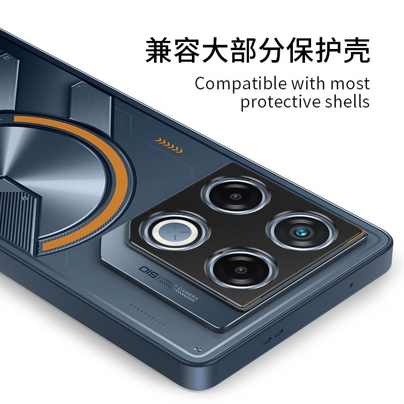Camera lens Protective Film For Infinix GT 20 Pro -5G  Alloy Camera Cover Without Glass [Barrier Free Shooting] [Protective Case Friendly] [High-Quality Metal]