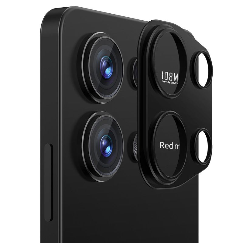 Camera lens Protective Film For Xiaomi Redmi Note 13 -4G  Alloy Camera Cover Without Glass [Barrier Free Shooting] [Protective Case Friendly] [High-Quality Metal]
