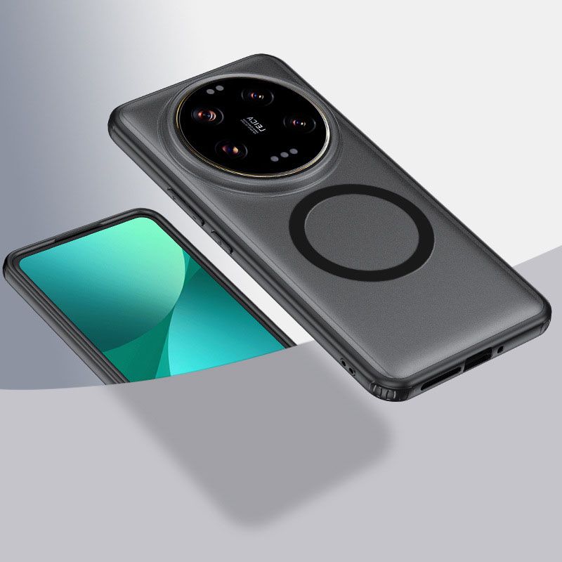 Magnetic Transparent Phone Case For Xiaomi 14 Ultra /13 Ultra 14 13 12 Pro 13T 12T Pro 12 Lite Fall prevention Protective Case
