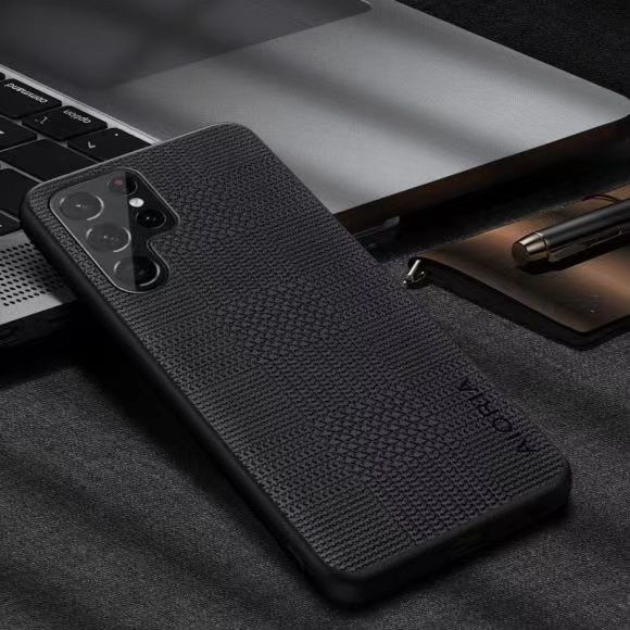 Minimalist Thousand Bird Plaid Pattern Phone Case For Samsung Galax S24 S23 S22 S21 S20 Ultra Plus FE Note 20 Ultra 10 Plus S10 S9 Plus S10 Lite Anti Drop And Anti Slip Back Cover