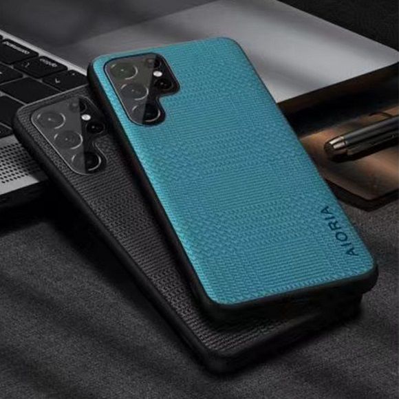 Minimalist Thousand Bird Plaid Pattern Phone Case For Samsung Galax S24 S23 S22 S21 S20 Ultra Plus FE Note 20 Ultra 10 Plus S10 S9 Plus S10 Lite Anti Drop And Anti Slip Back Cover