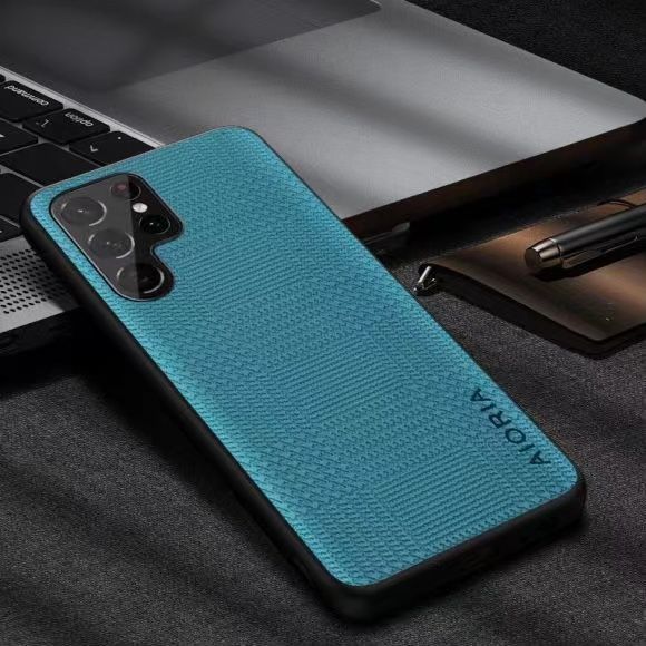 Minimalist Thousand Bird Plaid Pattern Phone Case For Samsung Galax S24 S23 S22 S21 S20 Ultra Plus FE Note 20 Ultra 10 Plus S10 S9 Plus S10 Lite Anti Drop And Anti Slip Back Cover