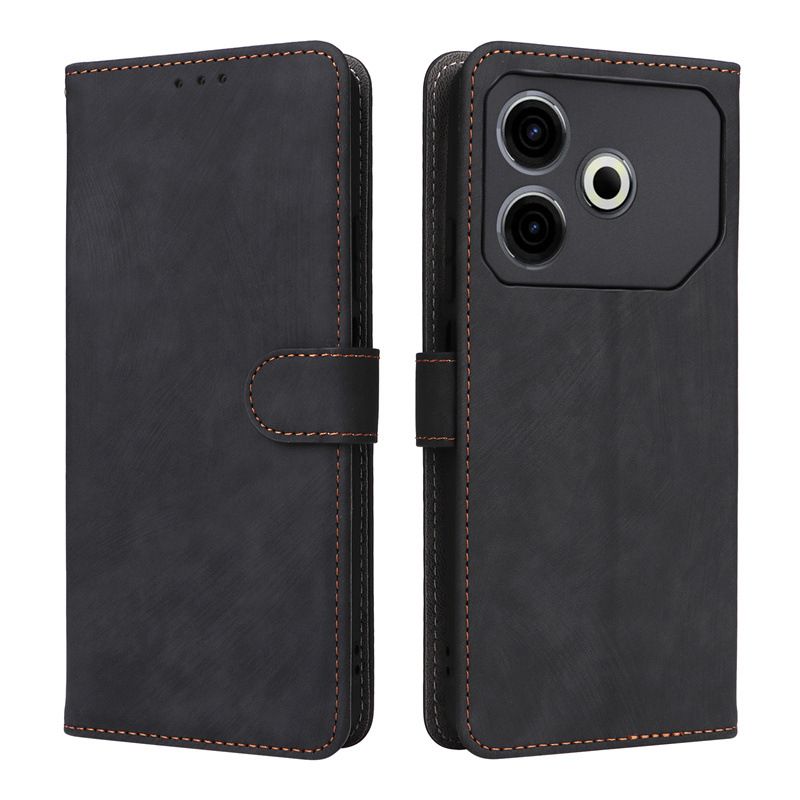 Flip Cover for Tecno Pova 6 Neo PU Leather Phone Case Full-Body Protection Shockproof [RFID Blocking] Wallet Cover