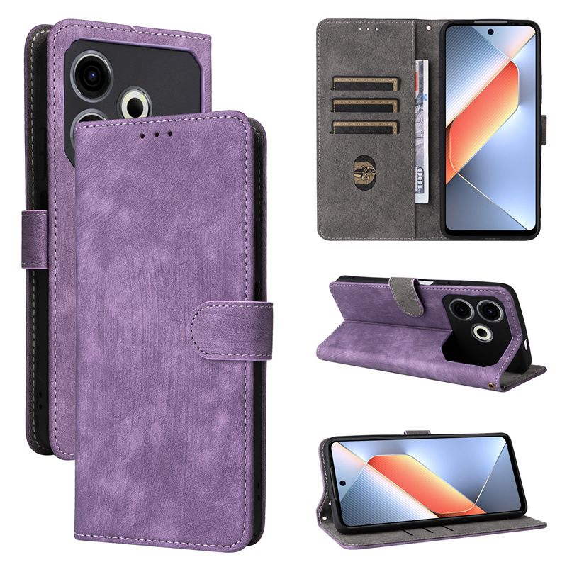 Flip Cover for Tecno Pova 6 Neo PU Leather Phone Case Full-Body Protection Shockproof [RFID Blocking] Wallet Cover