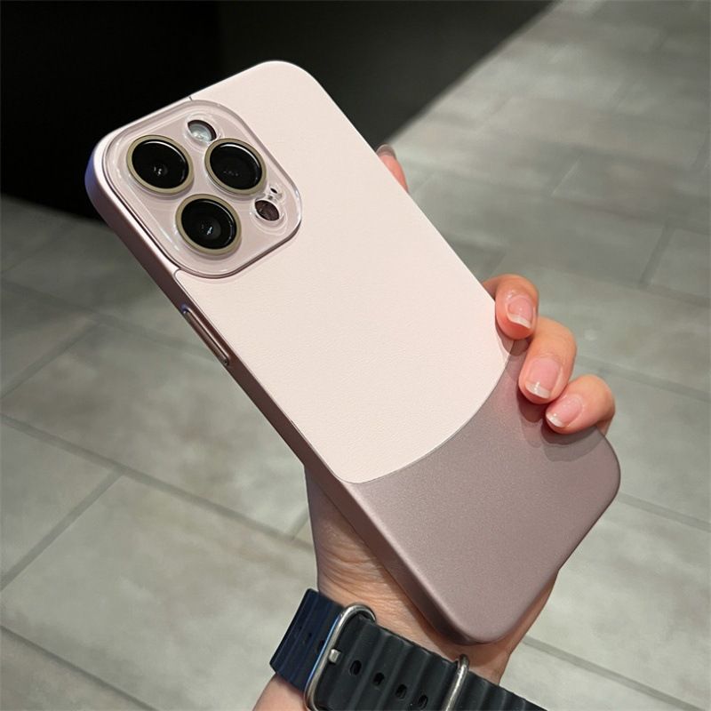 New Arrival - iPhone 15 14 13 12 11 Pro Max Crystal Lens Duplex Nappa Pattern Phone Case Apple 14 Slip Resistant 13 Protective Case