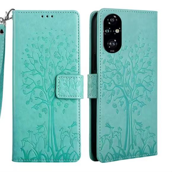 Wallet Leather Cover For Honor 200 -5G, Honor 200 Pro -5G Magnetic Closure with Hand Strap