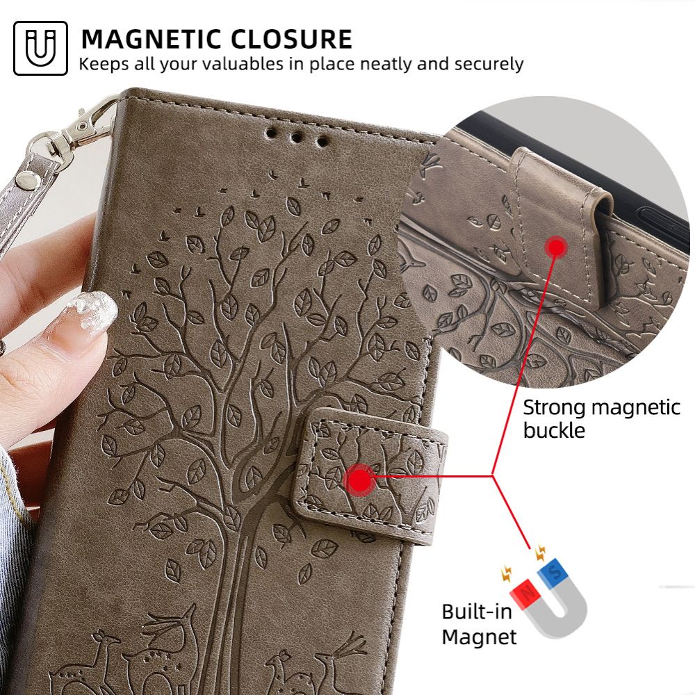 Wallet Leather Cover For Infinix Note 40 -4G, Note 40 Pro -5G, Note 40 Pro+ Plus -5G, Note 40 Pro -5G Magnetic Closure with Hand Strap