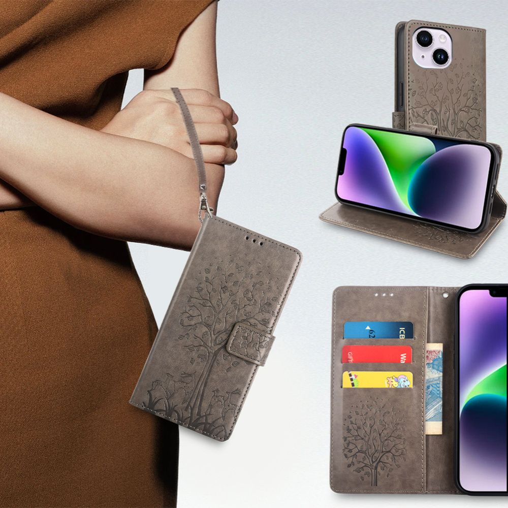 Wallet Leather Cover For Infinix Note 40 -4G, Note 40 Pro -5G, Note 40 Pro+ Plus -5G, Note 40 Pro -5G Magnetic Closure with Hand Strap