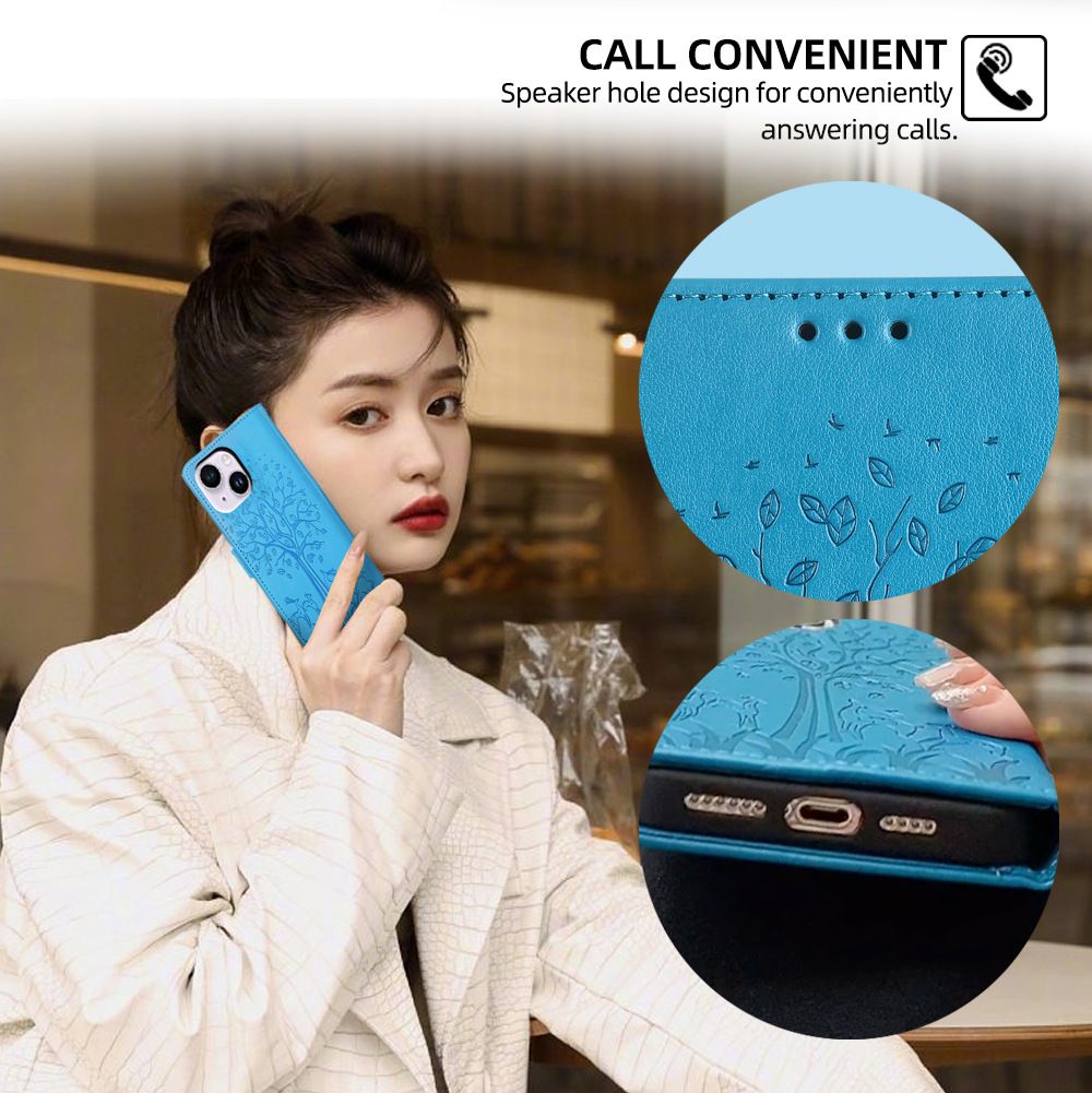 Wallet Leather Cover For Vivo Y28 -4G Magnetic Closure with Hand Strap