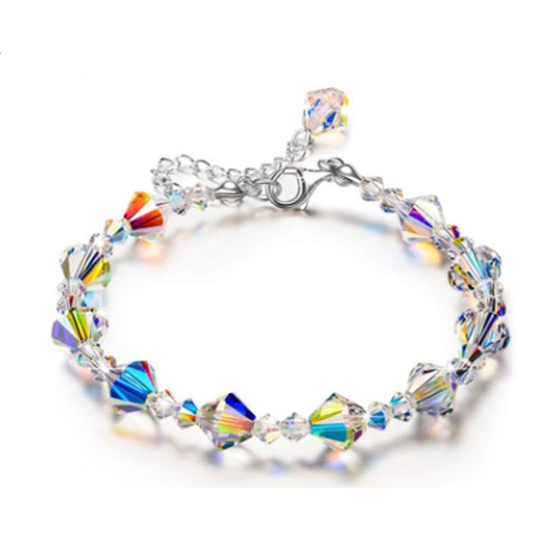 Bracelet Female Student Square Crystal Bracelet Exquisite Luxury Fashion Bracelet