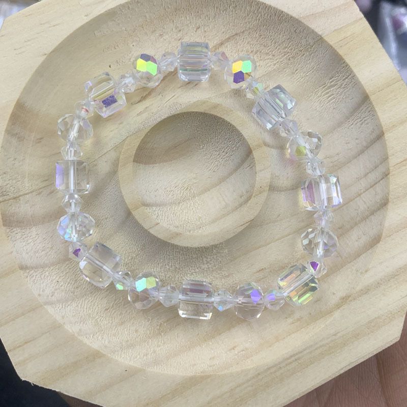 Bracelet Female Student Square Crystal Bracelet Exquisite Luxury Fashion Bracelet