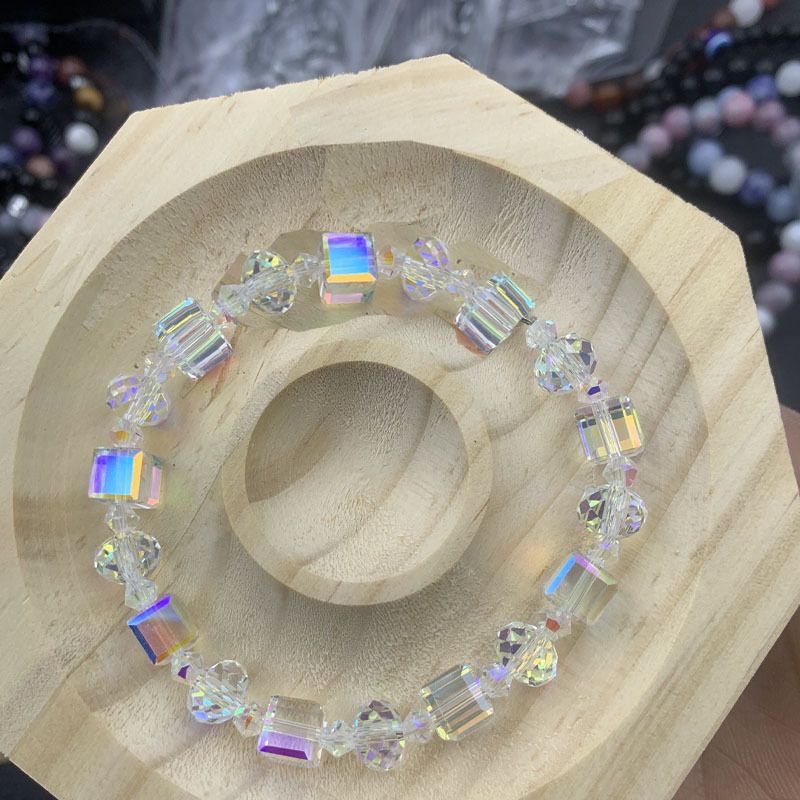 Bracelet Female Student Square Crystal Bracelet Exquisite Luxury Fashion Bracelet
