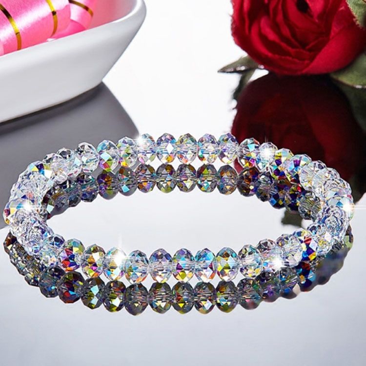 Bracelet Female Student Square Crystal Bracelet Exquisite Luxury Fashion Bracelet