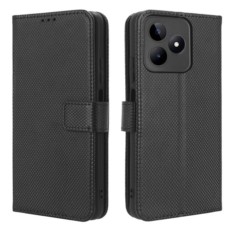Wallet Flip Cover for Realme Note 50 Case Leather Magnetic Flip Folio Stand with Card Holder