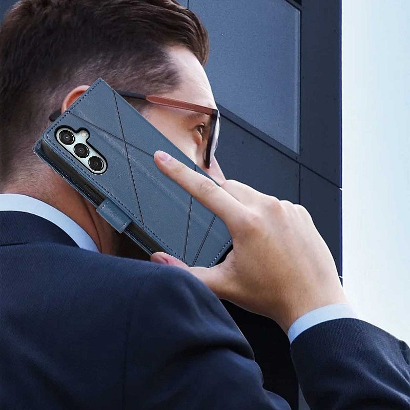 Flip Cover For Samsung A05S A15 A25 A35 A55 M14 M54 F54 M34 F34 M15 M55 A54 A34 A24 A14 A04 A73 A53 A33 A23 4G/5G/M13 4G/F23/M23 [Flip Vintage Leather] Wallet Shockproof Durable Retro Case