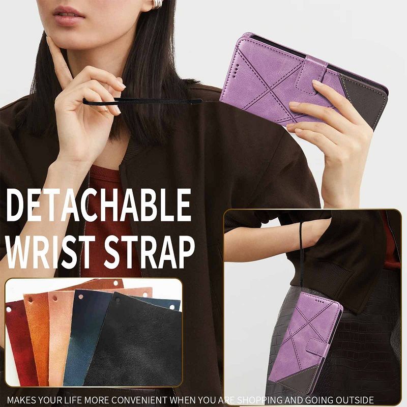Flip Cover For Samsung Galaxy S8 S9 S10 S20 S21 S22 S23 S24 Ultra Note 8 9  Dual-colour Splicing [Flip Vintage Leather] Wallet Shockproof Durable Retro Phone Case