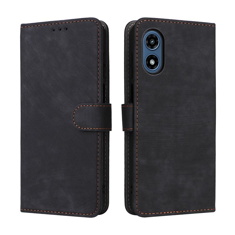 Wallet Flip Cover for Motorola Moto G Play (2024) Leather Case Shockproo Bumper with Rfid Protection Cover