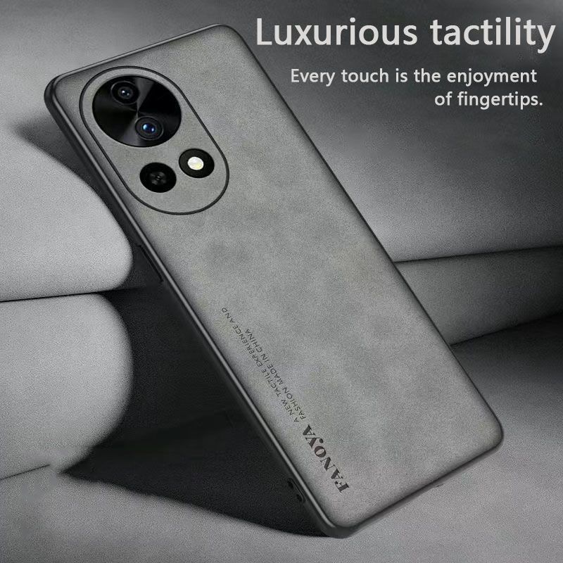 Luxury Business Retro Leather Phone Case For Huawei Nova 12 Pro/Nova 12 Ultra, Shockproof Fall prevention Protective Case