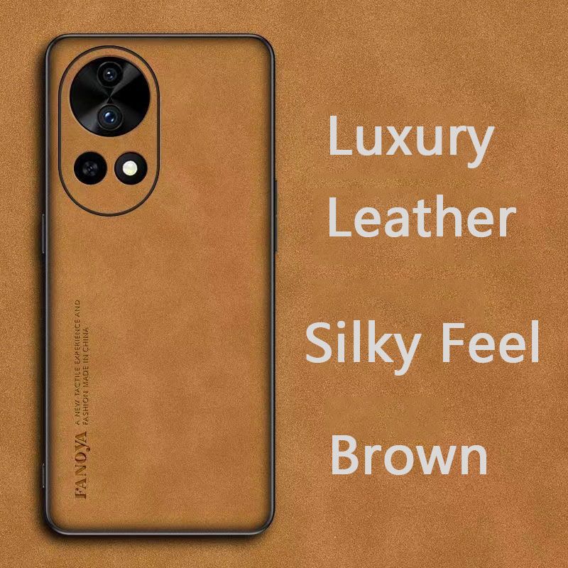 Luxury Business Retro Leather Phone Case For Huawei Nova 12 Pro/Nova 12 Ultra, Shockproof Fall prevention Protective Case