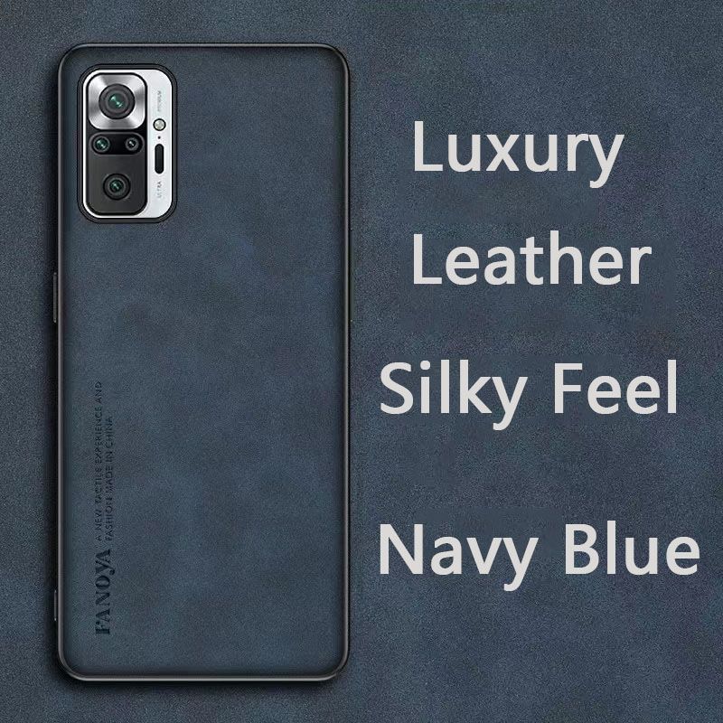 Luxury Business Retro Leather Phone Case For Xiaomi Redmi Note 10 Pro/Max, Shockproof Fall prevention Protective Case