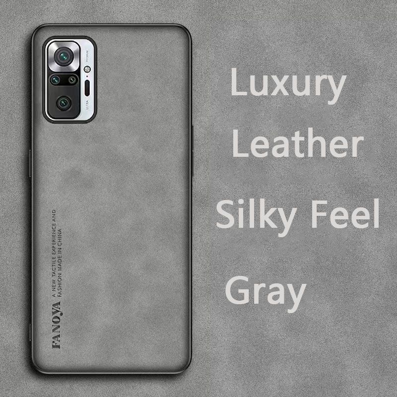 Luxury Business Retro Leather Phone Case For Xiaomi Redmi Note 10 Pro/Max, Shockproof Fall prevention Protective Case