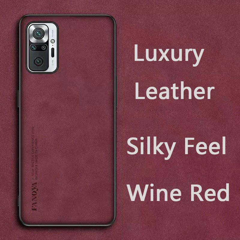 Luxury Business Retro Leather Phone Case For Xiaomi Redmi Note 10 Pro/Max, Shockproof Fall prevention Protective Case