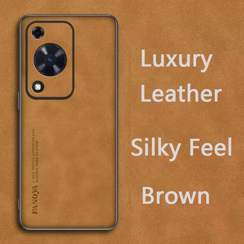 Luxury Business Retro Leather Phone Case For Huawei Nova Y72, Shockproof Fall prevention Protective Case