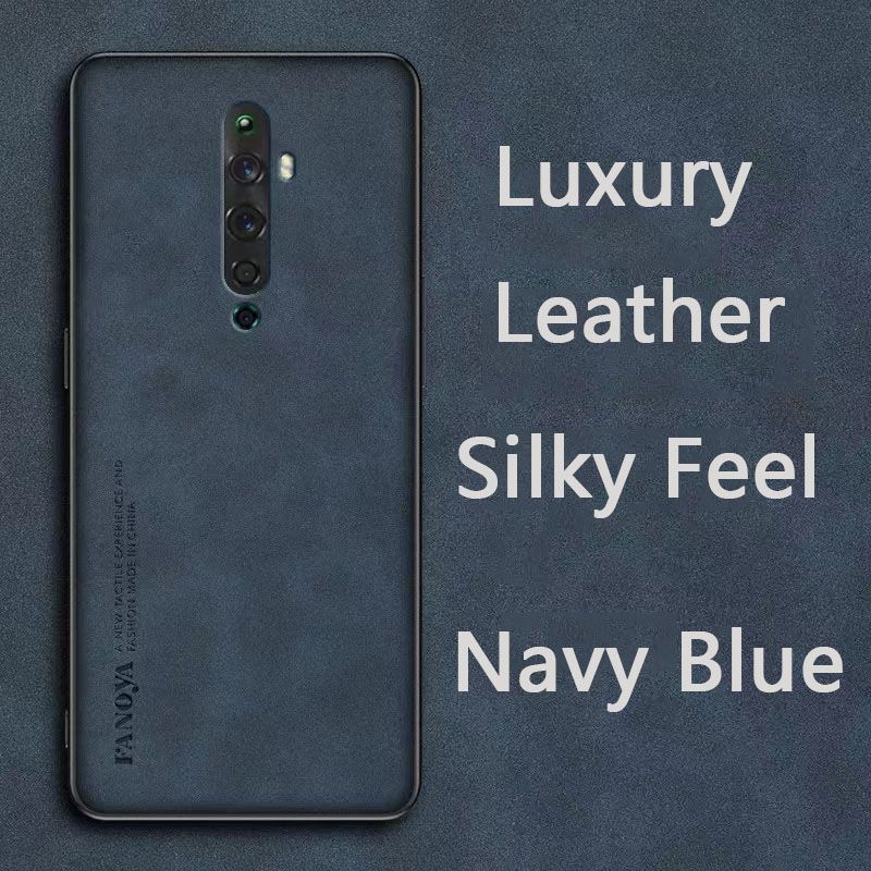 Luxury Business Retro Leather Phone Case For OPPO Reno 2F/Reno 2Z, Shockproof Fall prevention Protective Case