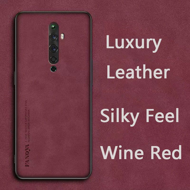 Luxury Business Retro Leather Phone Case For OPPO Reno 2F/Reno 2Z, Shockproof Fall prevention Protective Case