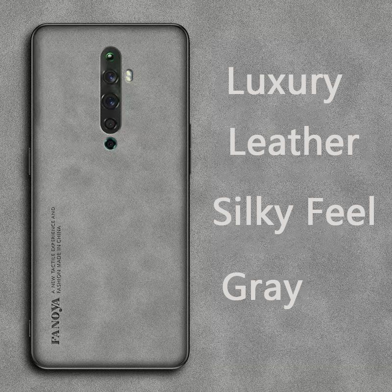 Luxury Business Retro Leather Phone Case For OPPO Reno 2F/Reno 2Z, Shockproof Fall prevention Protective Case