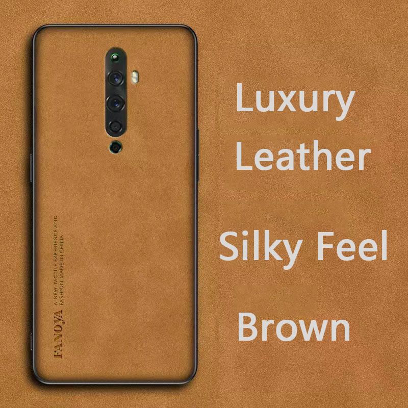 Luxury Business Retro Leather Phone Case For OPPO Reno 2F/Reno 2Z, Shockproof Fall prevention Protective Case