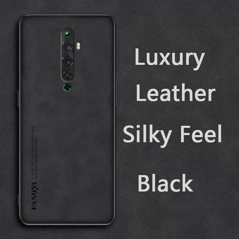 Luxury Business Retro Leather Phone Case For OPPO Reno 2F/Reno 2Z, Shockproof Fall prevention Protective Case