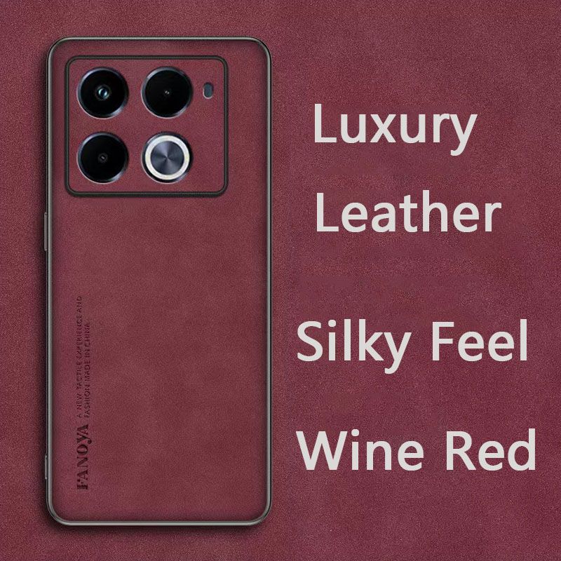 Luxury Business Retro Leather Phone Case For Infinix Note 40 Pro/Note 40 Pro+, Shockproof Fall prevention Protective Case