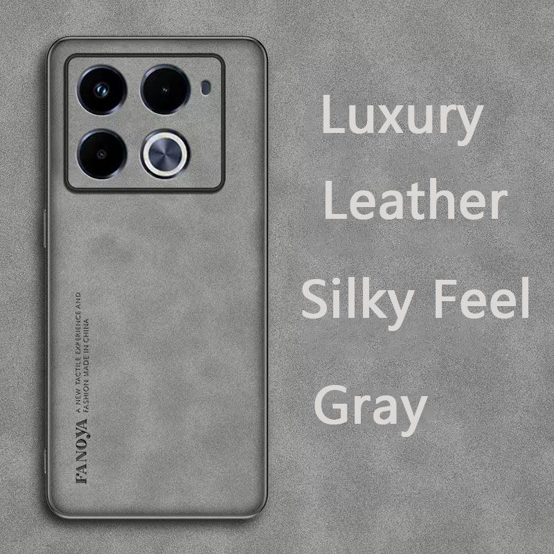 Luxury Business Retro Leather Phone Case For Infinix Note 40 Pro/Note 40 Pro+, Shockproof Fall prevention Protective Case