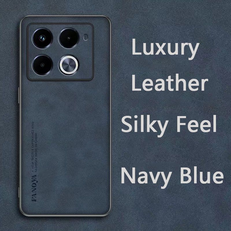 Luxury Business Retro Leather Phone Case For Infinix Note 40 Pro/Note 40 Pro+, Shockproof Fall prevention Protective Case