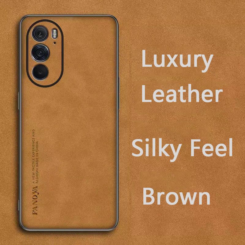 Luxury Business Retro Leather Phone Case For Motorola Edge X30, Shockproof Fall prevention Protective Case