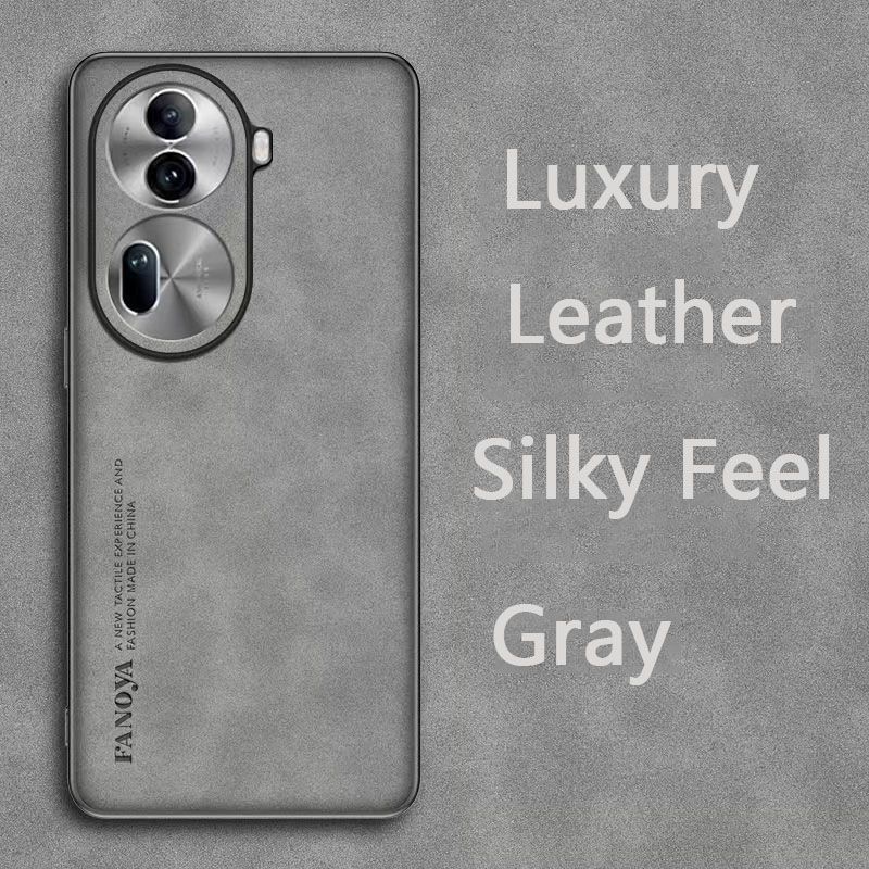 Luxury Business Retro Leather Phone Case For OPPO Reno 11 Pro, Shockproof Fall prevention Protective Case