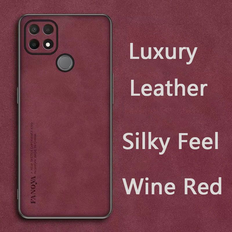 Luxury Business Retro Leather Phone Case For OPPO A35 A15 A15s, Shockproof Fall prevention Protective Case