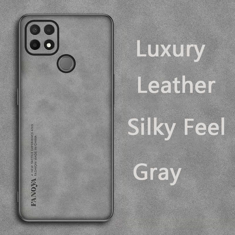 Luxury Business Retro Leather Phone Case For OPPO A35 A15 A15s, Shockproof Fall prevention Protective Case