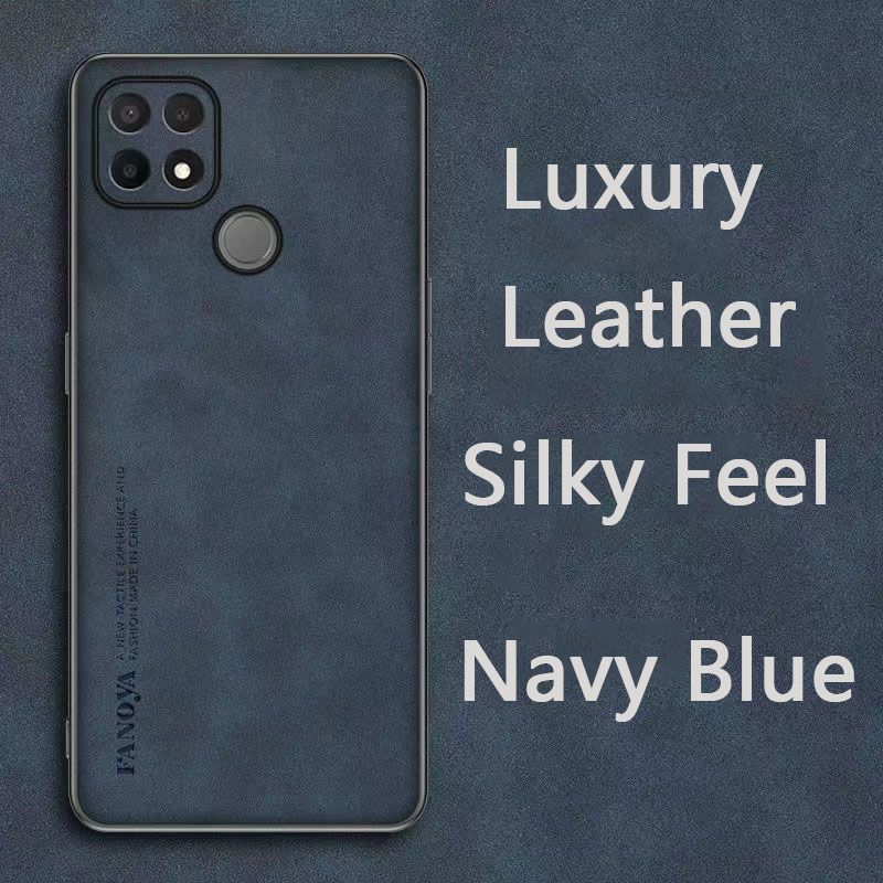 Luxury Business Retro Leather Phone Case For OPPO A35 A15 A15s, Shockproof Fall prevention Protective Case