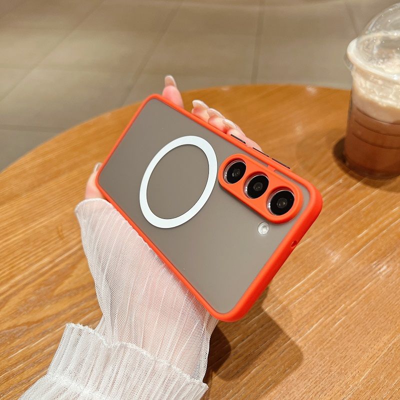 Phone Case for Samsung Galaxy A55 A05S A15 A25 A35 A54 A14 S24 S23 S22 S21 Note 20 Ultra Cover Magnetic Skin Scrub Eagle Eye Protective Sleeve