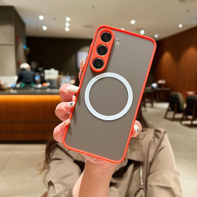 Phone Case for Samsung Galaxy A55 A05S A15 A25 A35 A54 A14 S24 S23 S22 S21 Note 20 Ultra Cover Magnetic Skin Scrub Eagle Eye Protective Sleeve