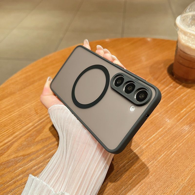 Phone Case for Samsung Galaxy A55 A05S A15 A25 A35 A54 A14 S24 S23 S22 S21 Note 20 Ultra Cover Magnetic Skin Scrub Eagle Eye Protective Sleeve