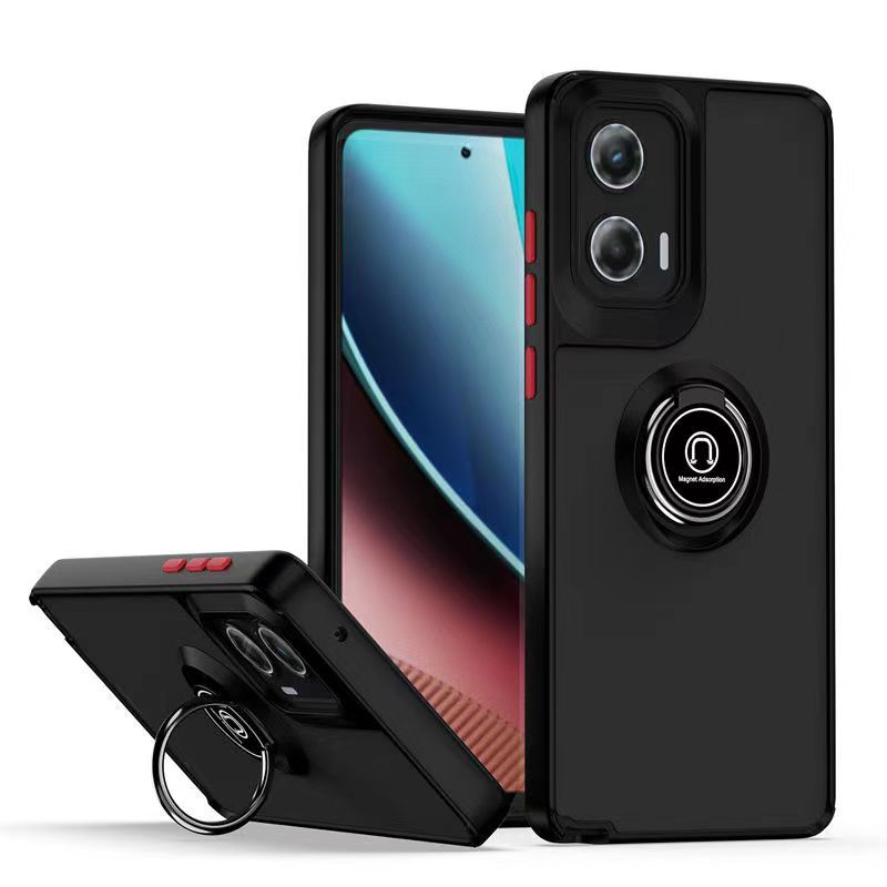 Phone Case for Motorola Moto G Stylus 5G (2024) Shockproof Bumper [Drop-Protection] Case with Ring Holder Stand Magnetic Cover