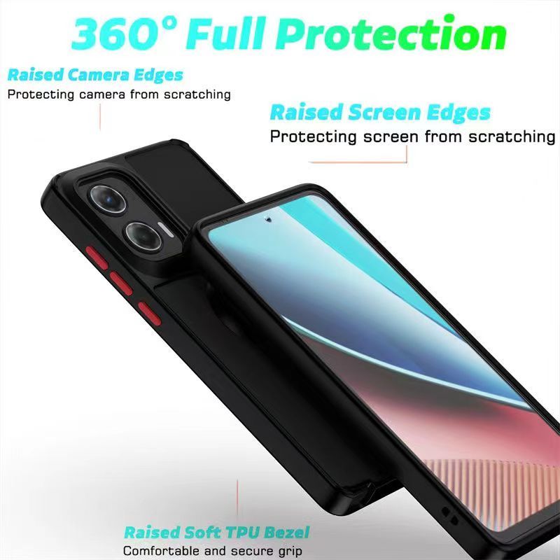 Phone Case for Motorola Moto G Stylus 5G (2024) Shockproof Bumper [Drop-Protection] Case with Ring Holder Stand Magnetic Cover