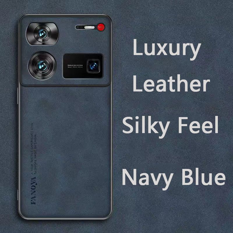 Luxury Business Retro Leather Phone Case For ZTE nubia Z60 Ultra, Shockproof Fall prevention Protective Case