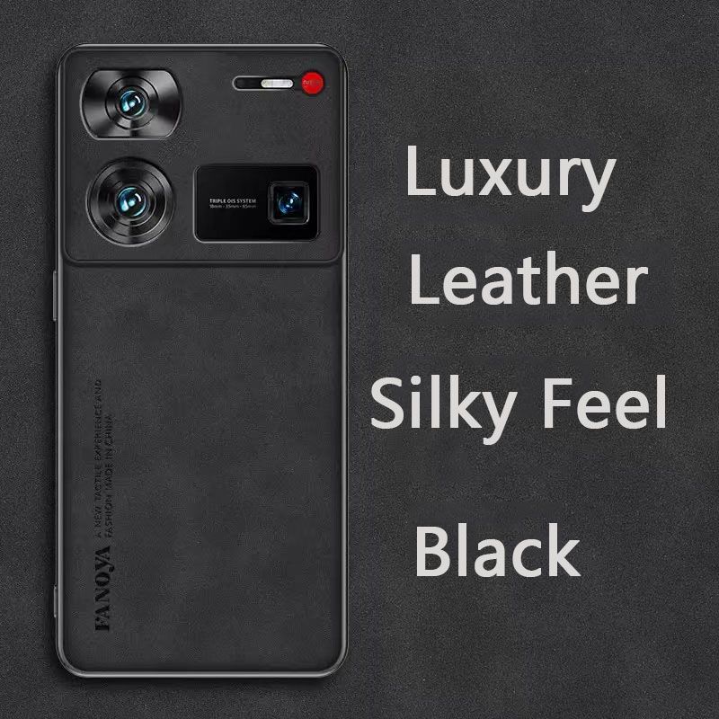 Luxury Business Retro Leather Phone Case For ZTE nubia Z60 Ultra, Shockproof Fall prevention Protective Case