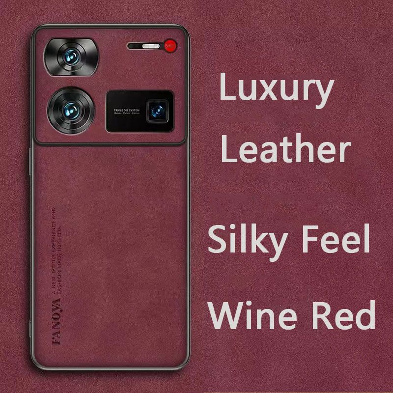 Luxury Business Retro Leather Phone Case For ZTE nubia Z60 Ultra, Shockproof Fall prevention Protective Case